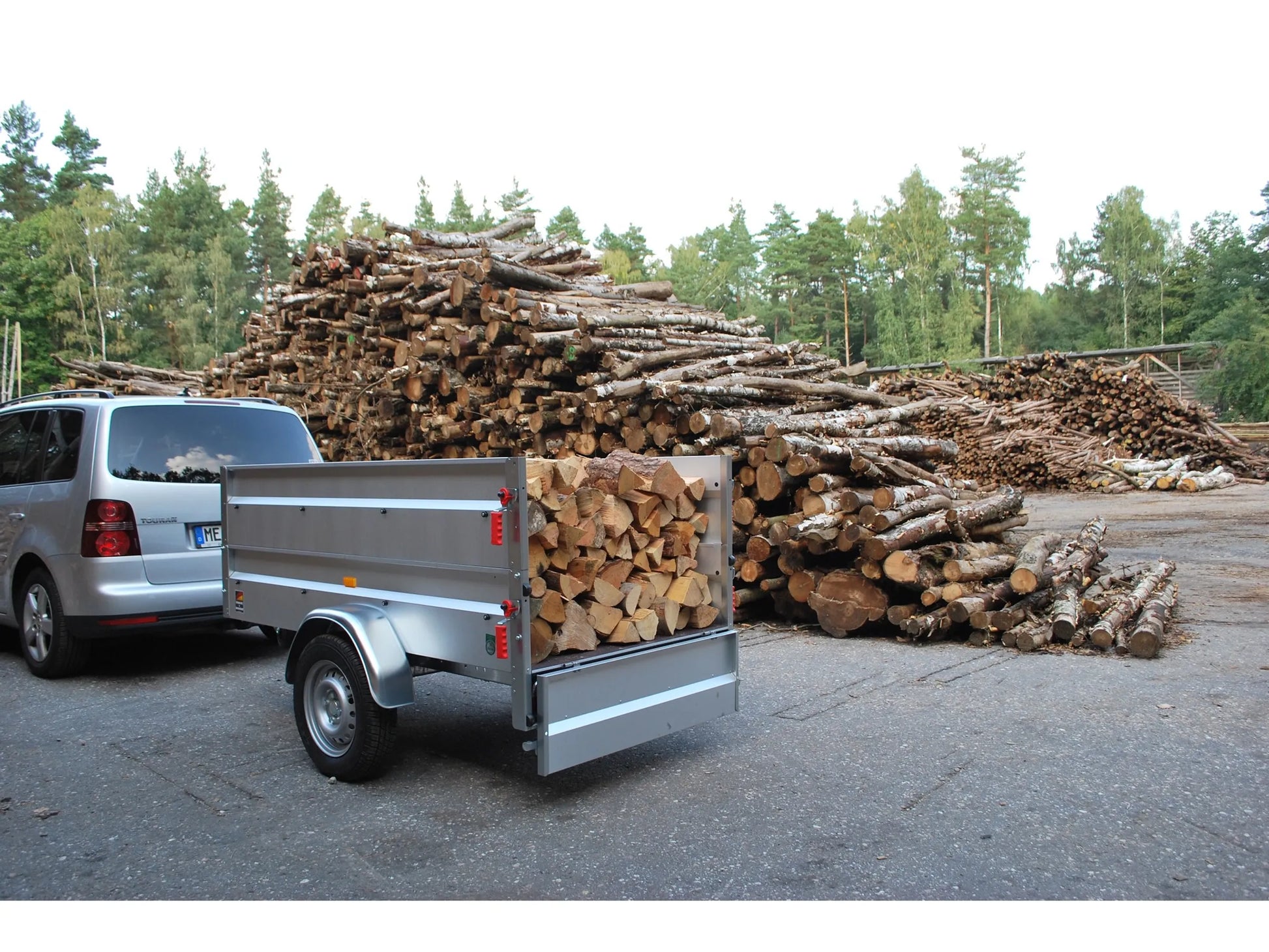Stema Anhänger Basic 750 kg Inkl. Bordwandaufsatz und Flachplane